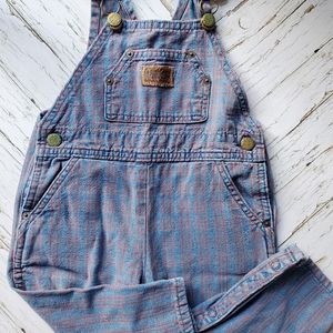 Vintage Oshkosh Plaid Overalls